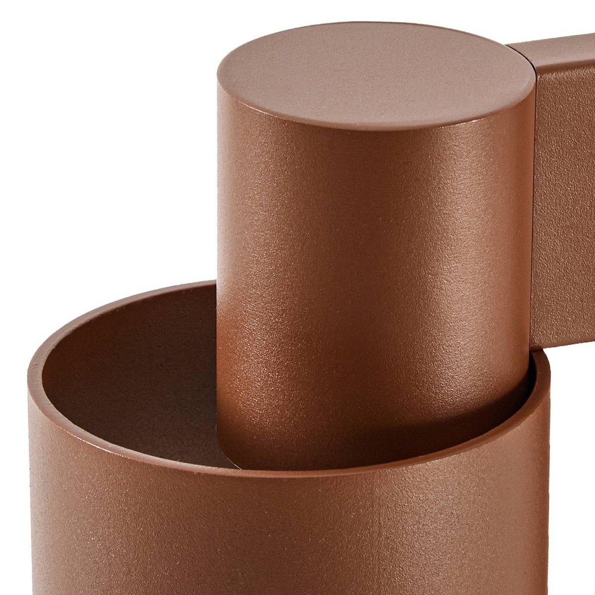 Luminaire extérieur en aluminium moderneLED marron, LUCANDE