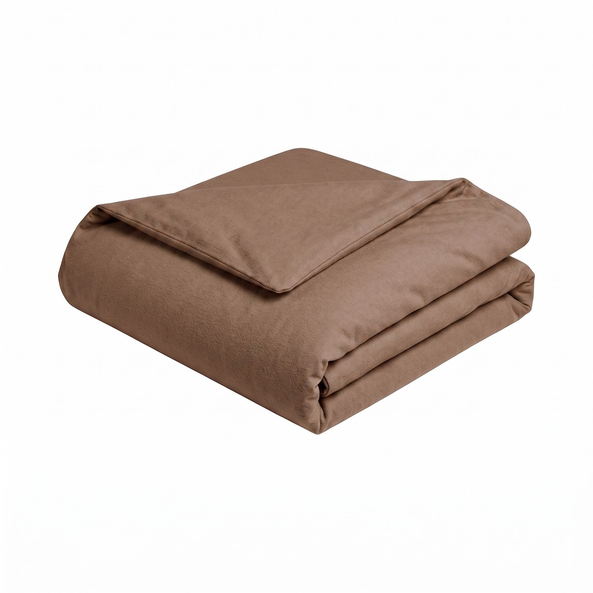 Housse De Couette Uni Flanelle - UNIS FLANELLE brun, TRADITION DES VOSGES