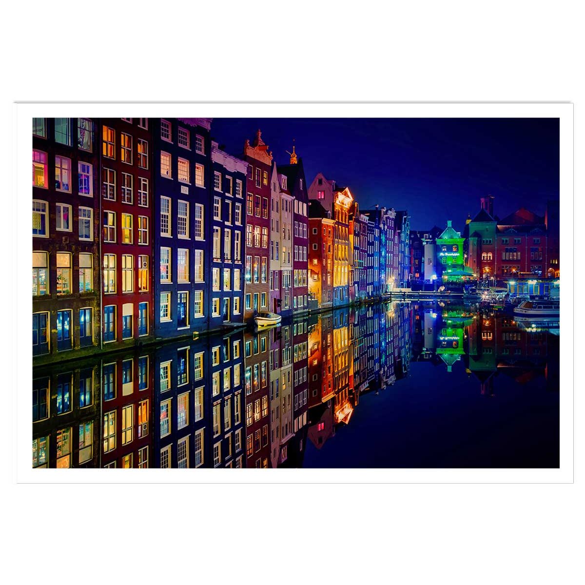 Affiche Fenêtre d'Amsterdam affiche seule, HEXOA