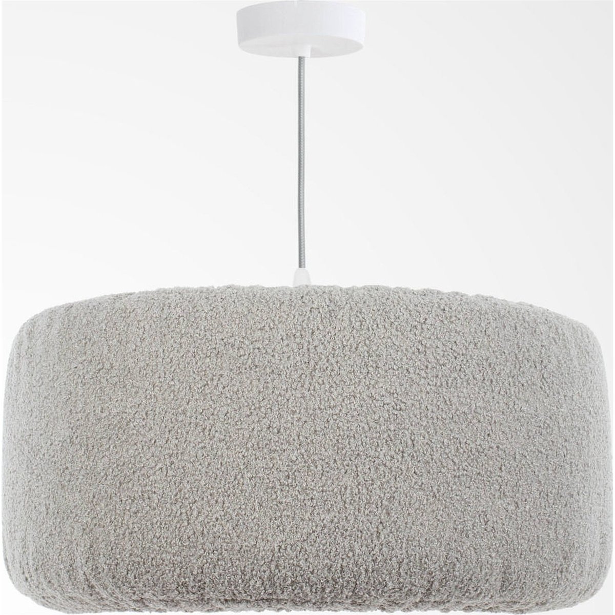 Suspension nuage en tissu rond Cloud gris nuage doux, BPS KONCEPT