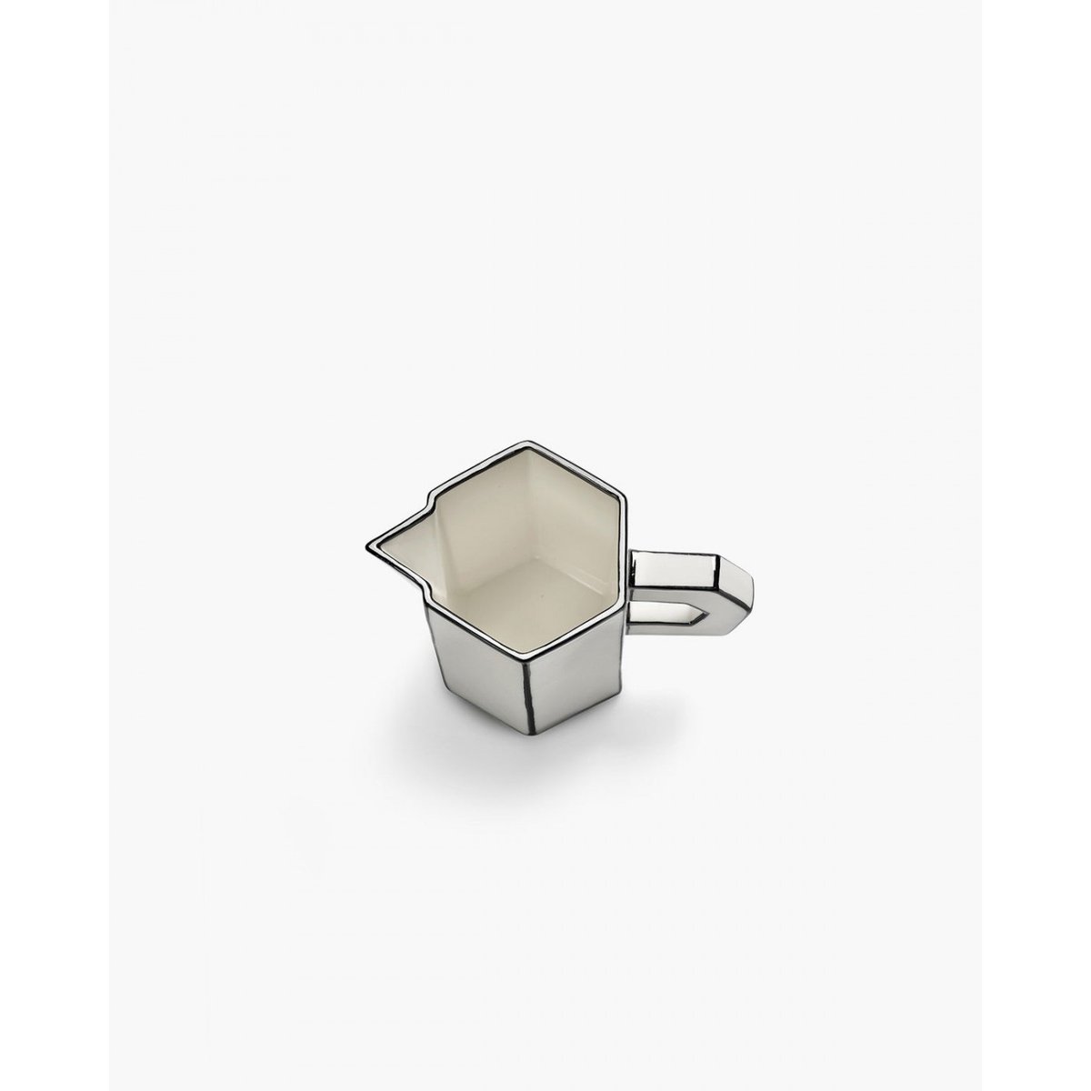 Cruche à lait en porcelaine Carte Blanche blanc, SERAX