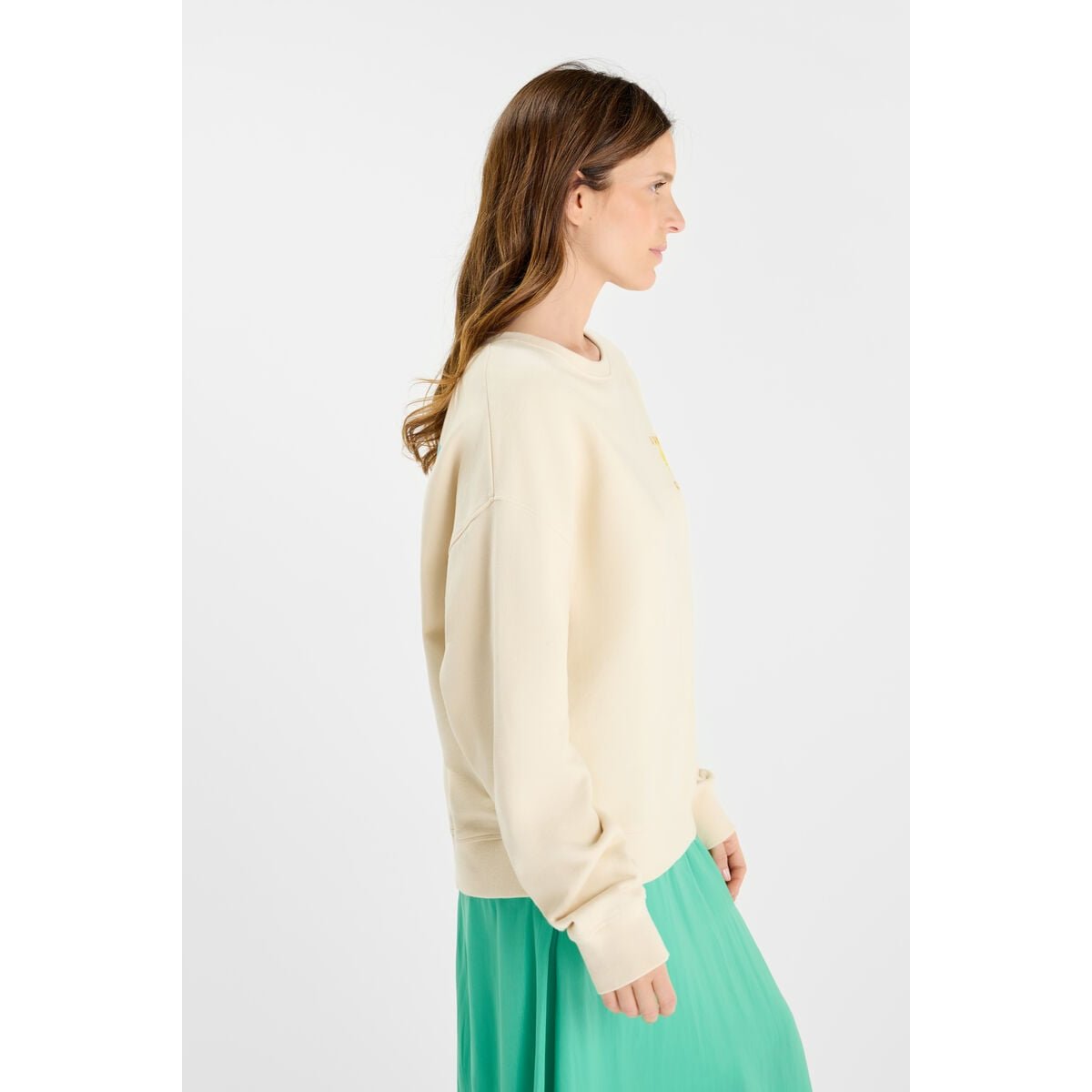 Sweat-Shirt SUNA craie, LE TEMPS DES CERISES