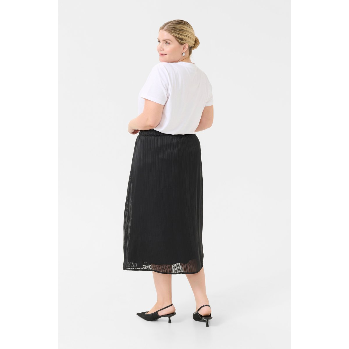 Skirt noir, KAFFE CURVE