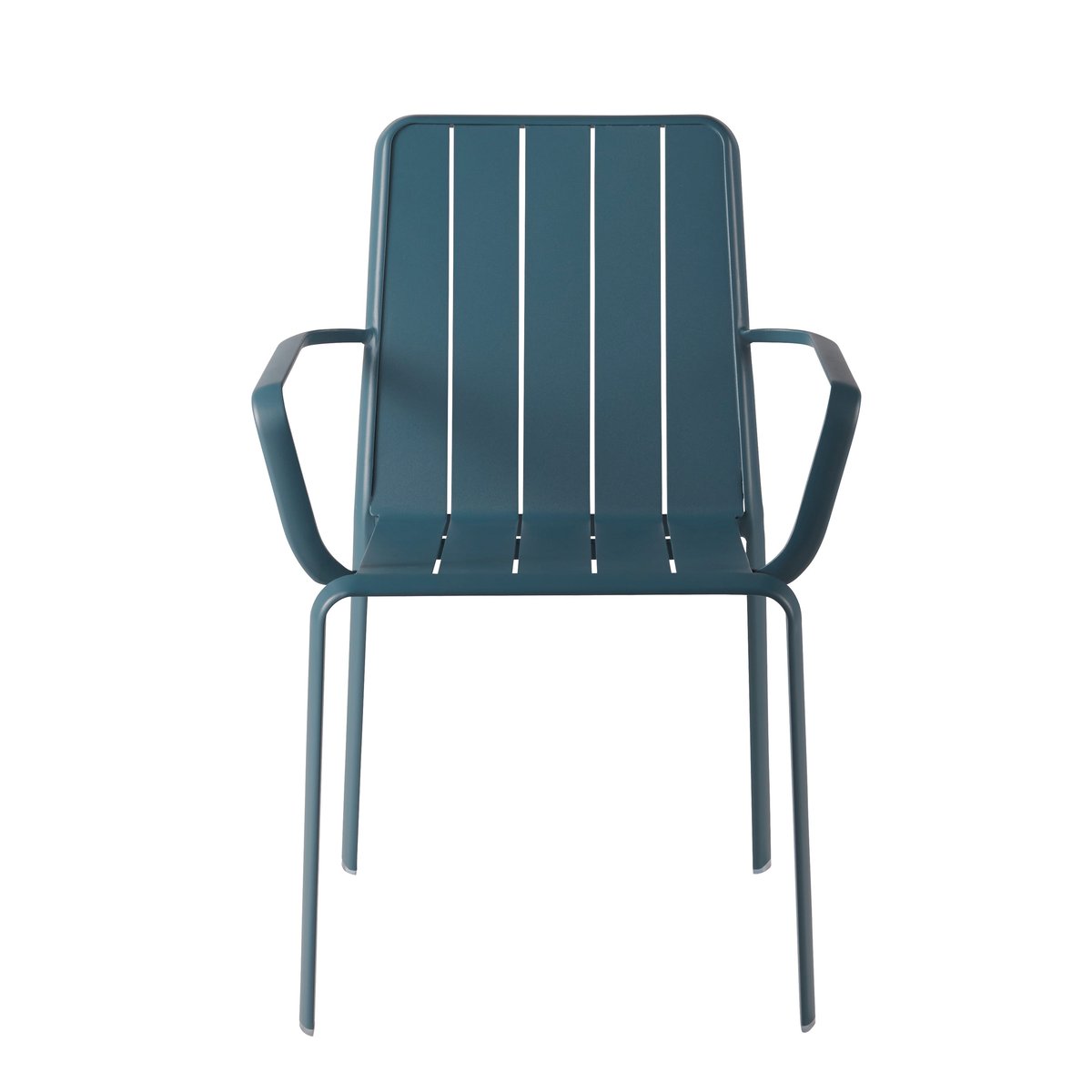 Fauteuil de jardin en aluminium, IDAHO bleu, NATERIAL