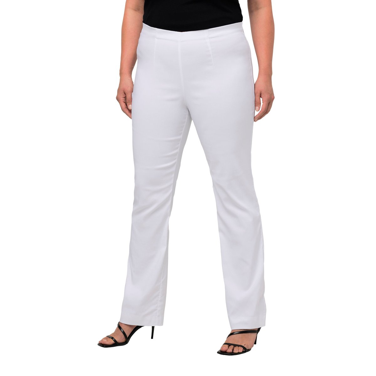 Pantalon classique en bengaline blanc neige, ULLA POPKEN