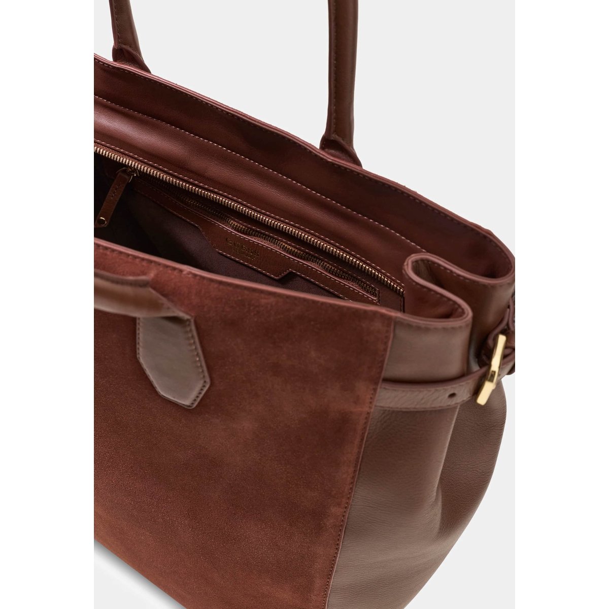 Anitha Suede  Sac À Provisions marron, GUESS