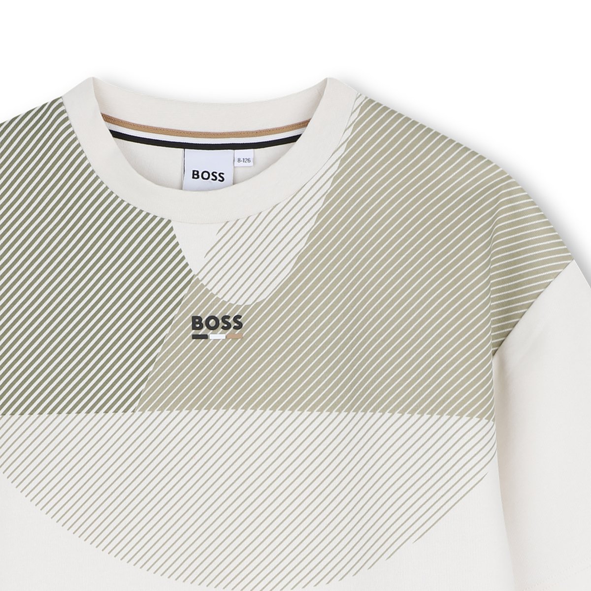 Tee-shirt manches courtes ivory, BOSS KIDSWEAR
