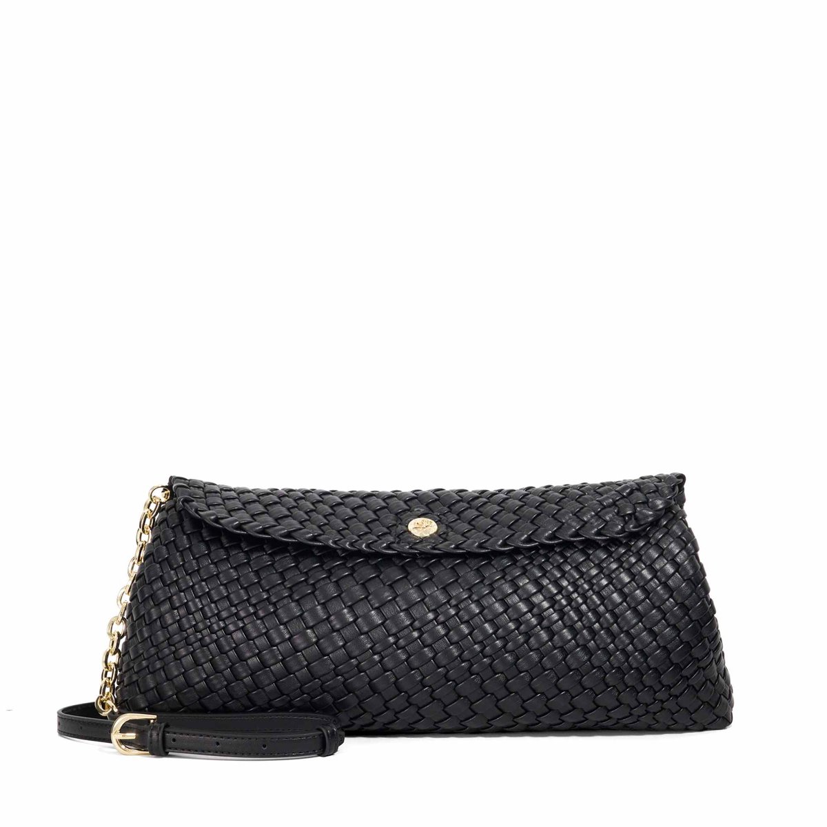 Pochette tissée avec bandoulière - ENCOURAGE black-synthetic, DUNE LONDON
