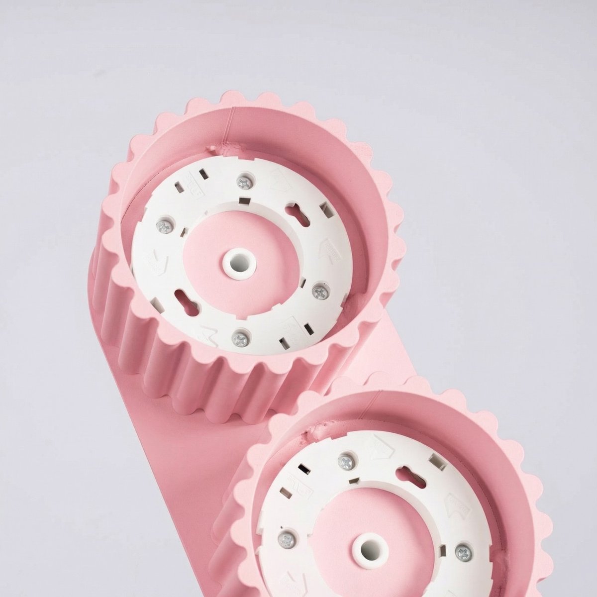Plafonnier Aluminium Rose Gx53 2 AURA rose, EDEN