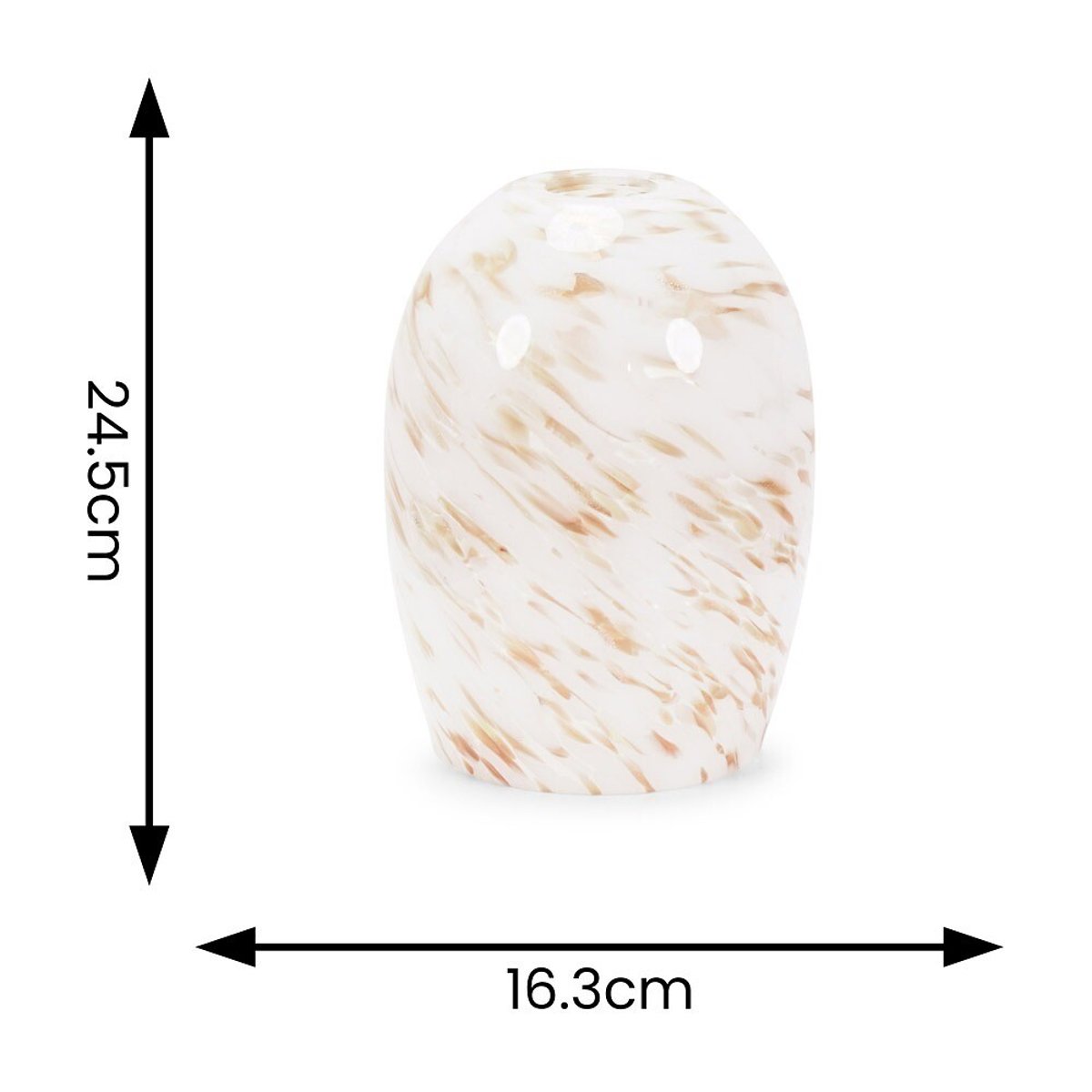 Indie Confetti Glass Easy Fit Shade white, ÉDITÉ