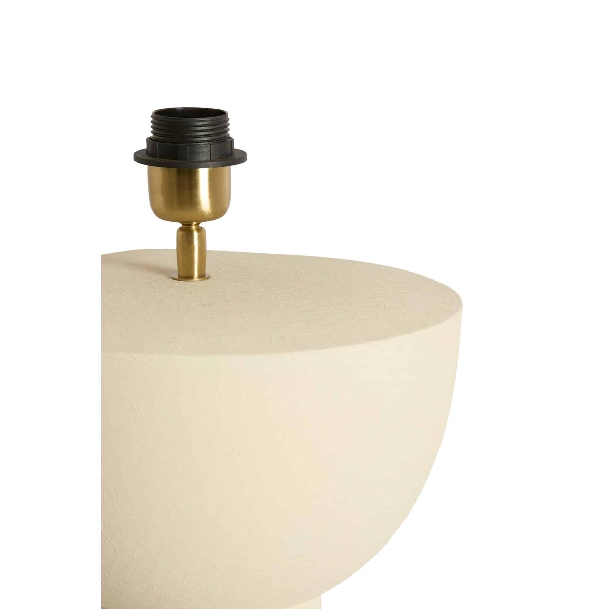 Pied De Lampe Métal ISMARA crème, LIGHT & LIVING
