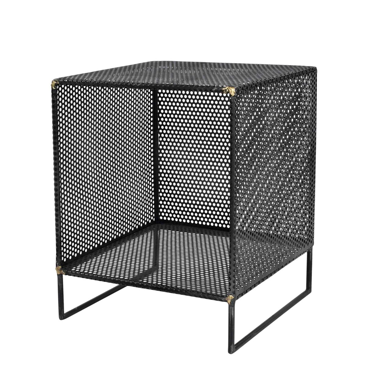 Cube en métal 1 niche Loft noir, ZAGO