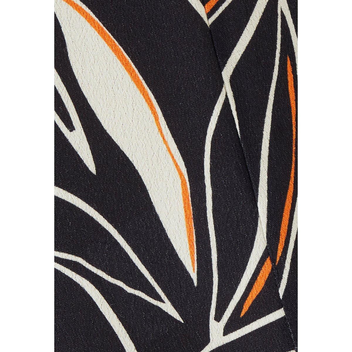 Robe longue fibres viscose Lenzing(TM) EcoVero(TM) noir feuillage, DAMART