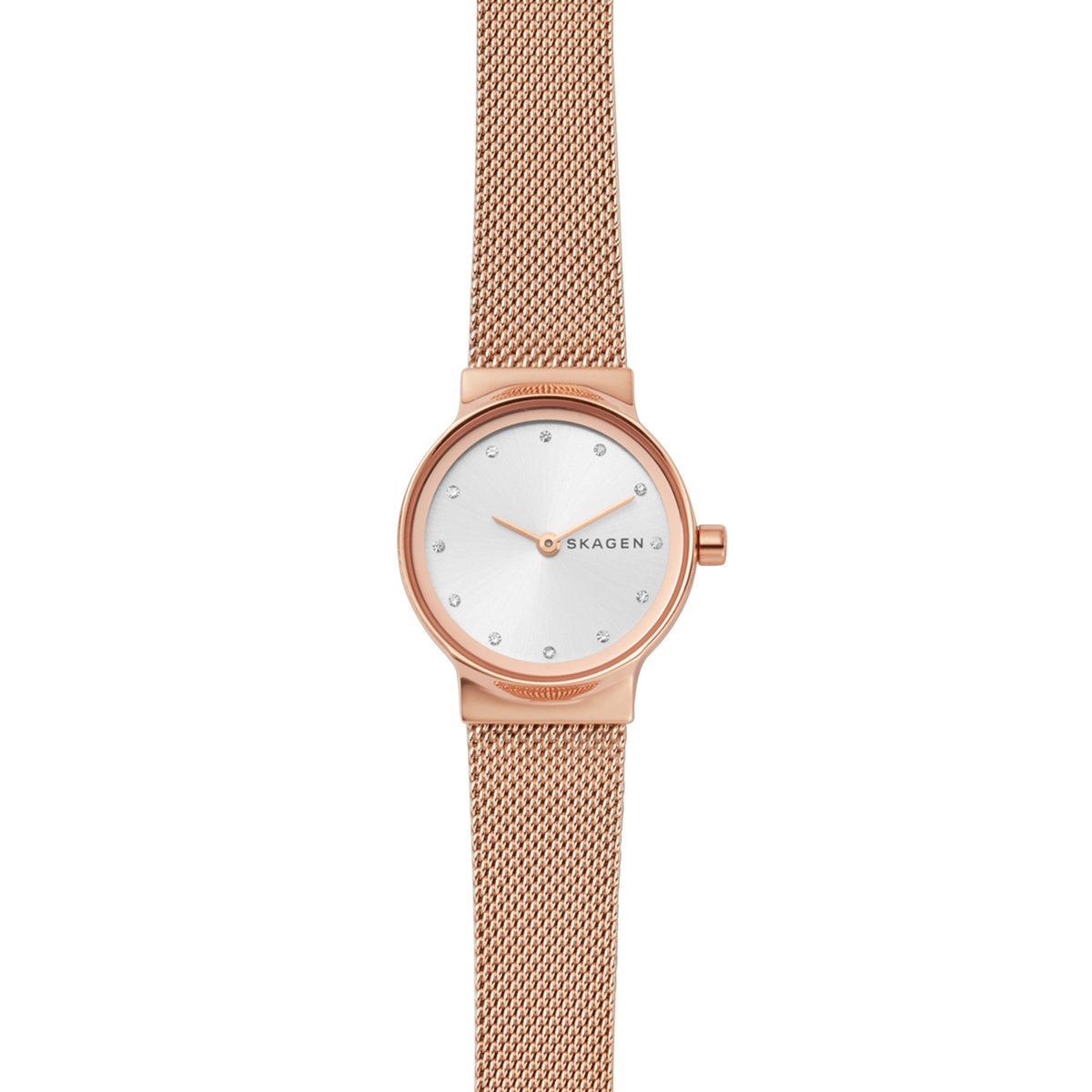 Montre Analogique  FREJA doré rose blanc doré rose, SKAGEN