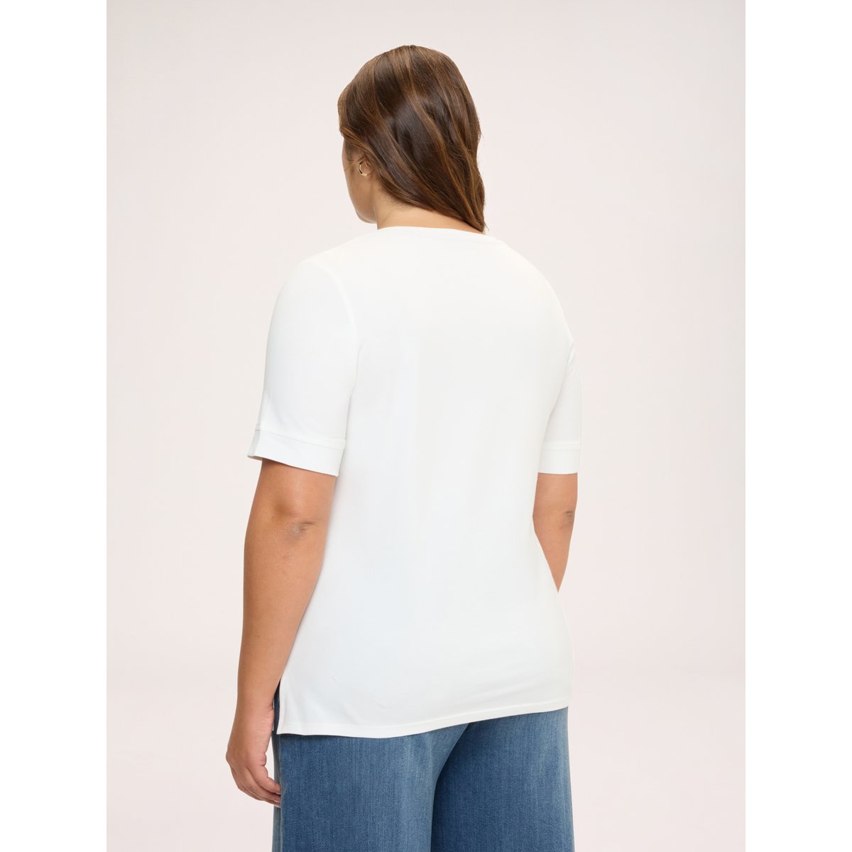 T-shirt avec imprimé teckel blanc, FIORELLA RUBINO
