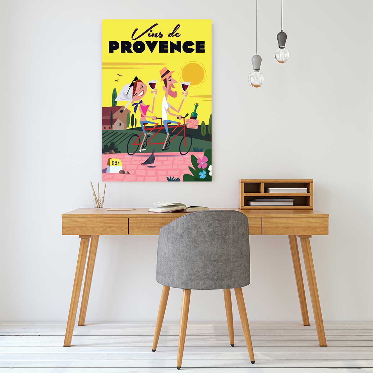 Tableau vive la provence tableau alu dibond, HEXOA