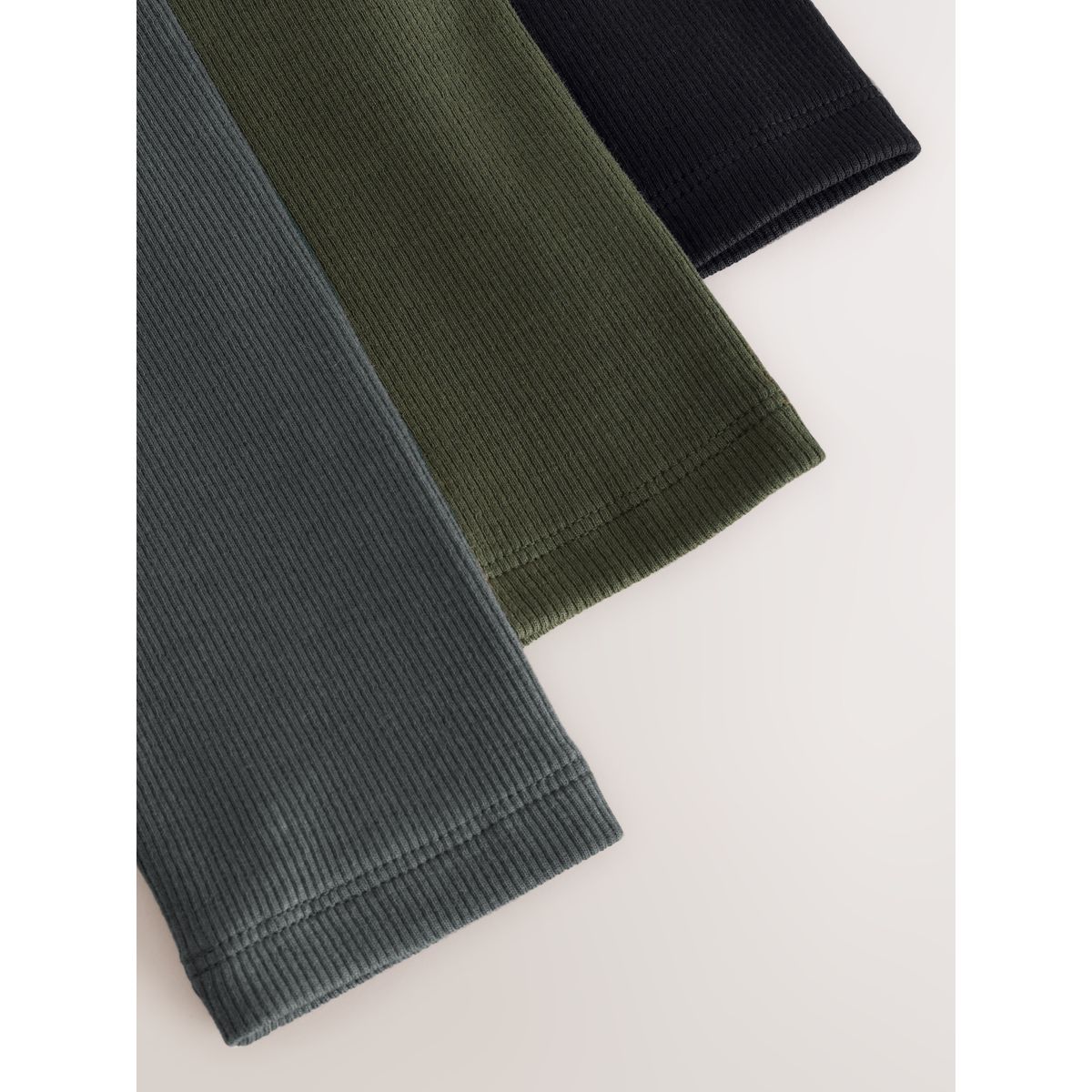 Legging, lot de 3 noir/gris, NEXT