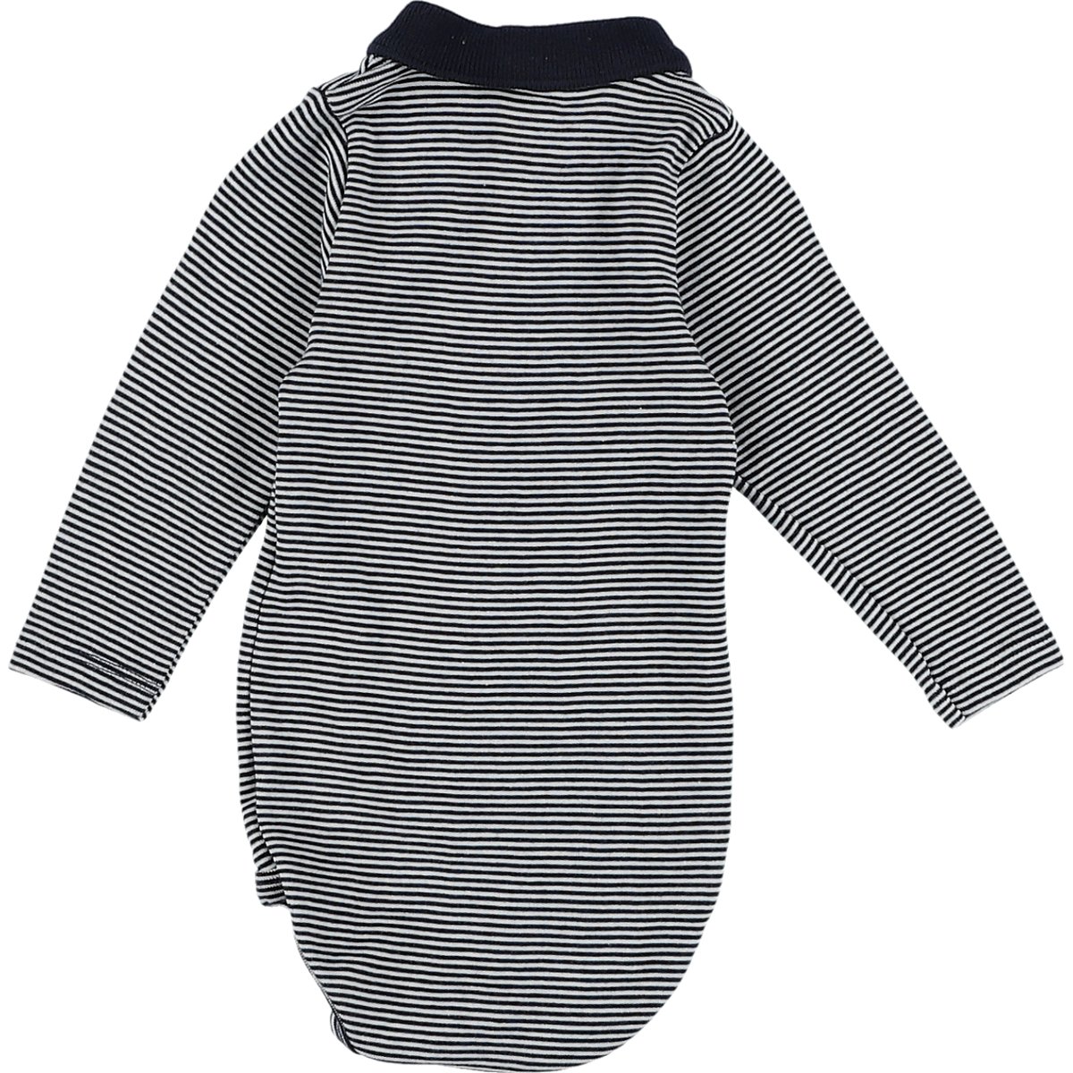 Body polo - Très bon état blanc;bleu, PETIT BATEAU