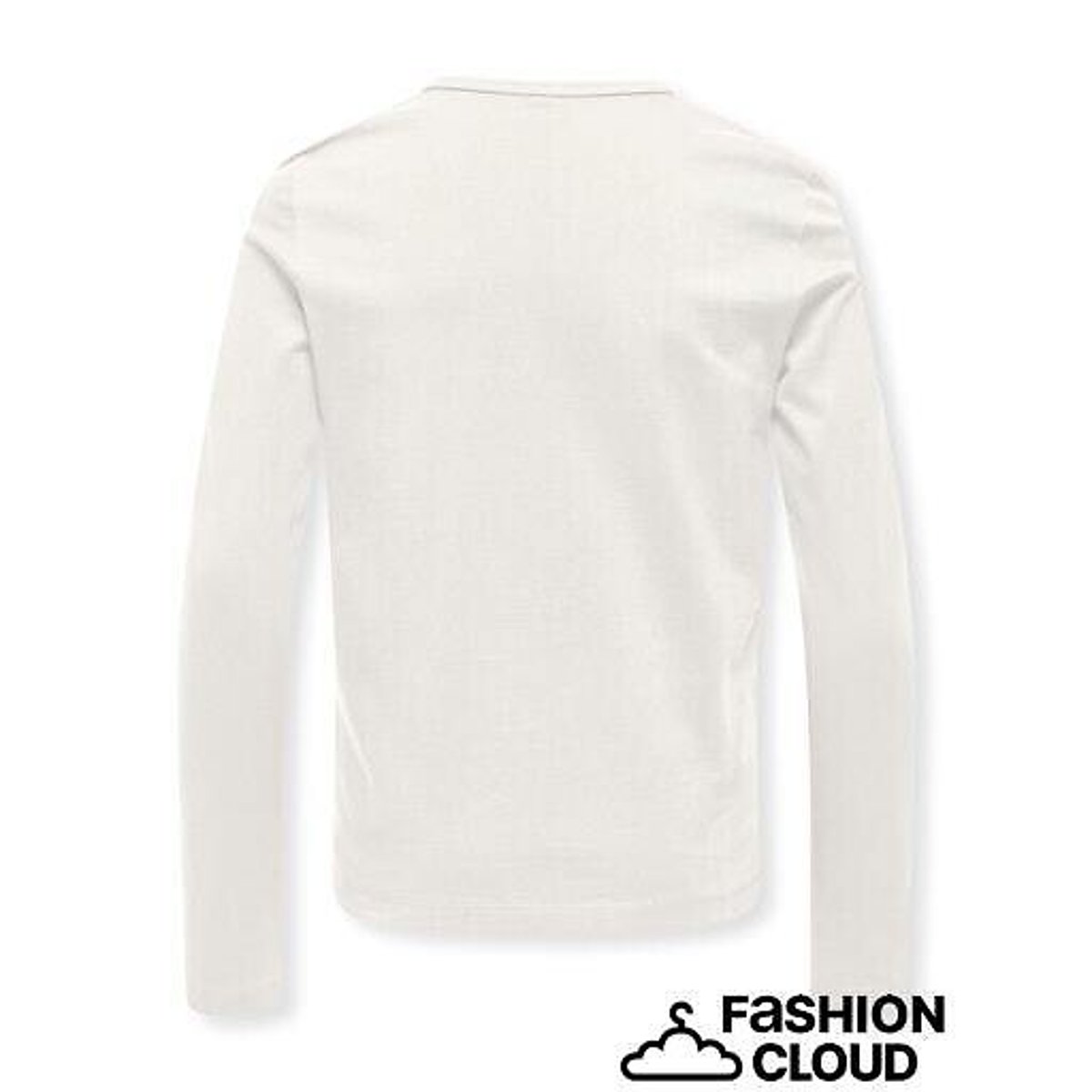 T-shirt maniche lunghe, stampa davanti ecru , KIDS ONLY