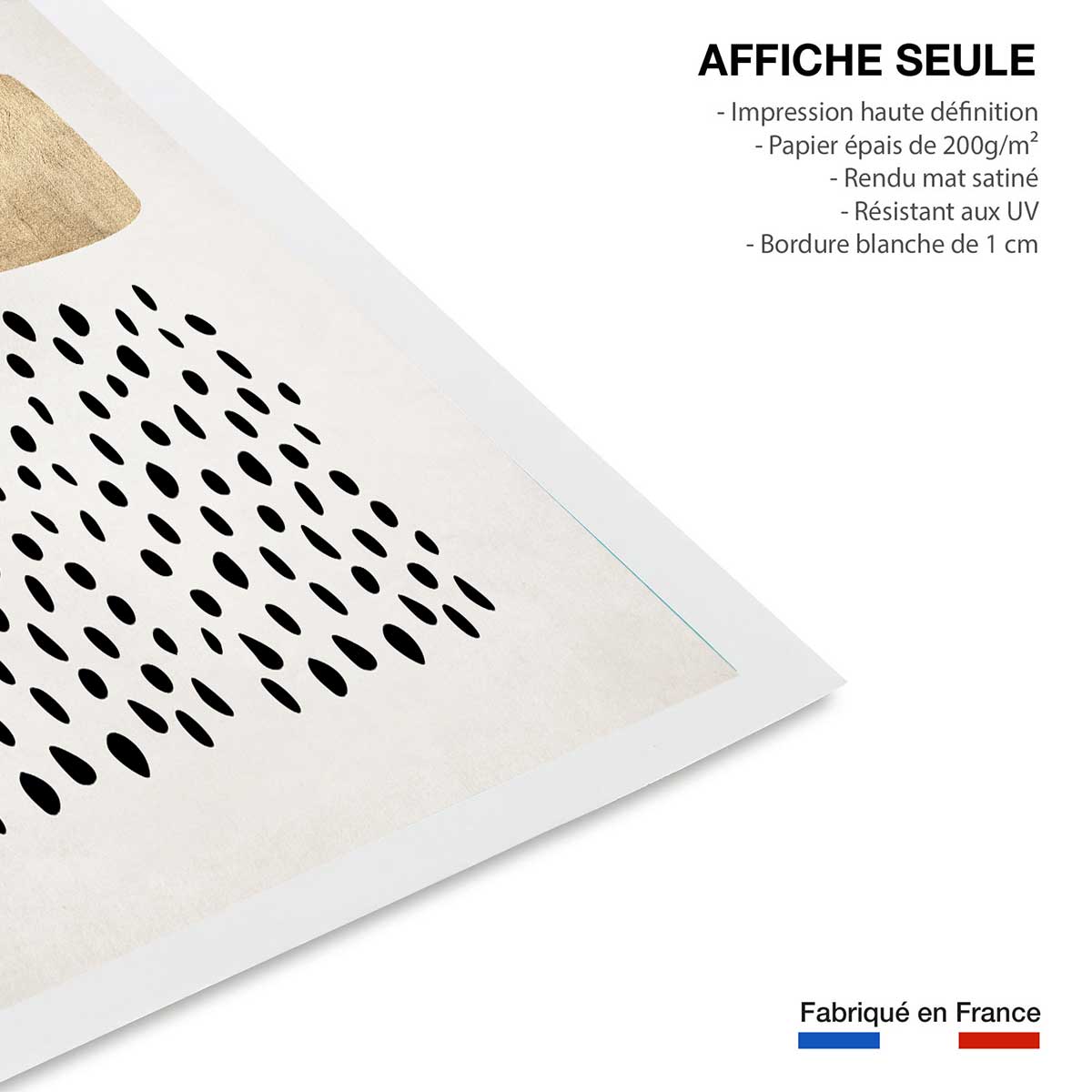 Affiche graphique N°5 Opus affiche seule, HEXOA