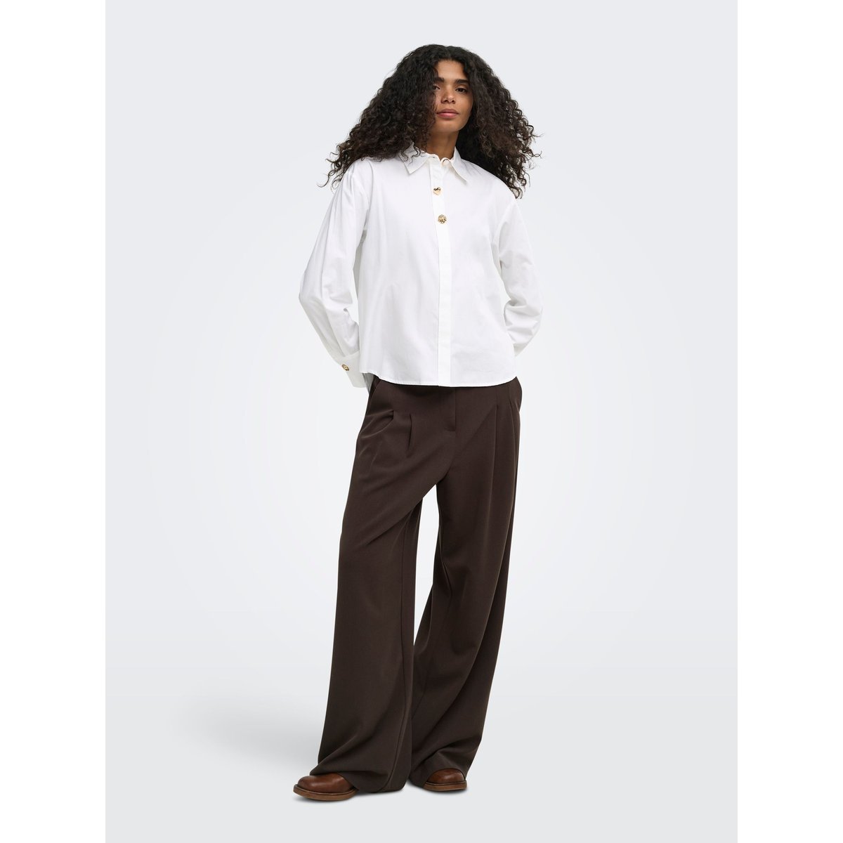 Chemise bright white, ONLY