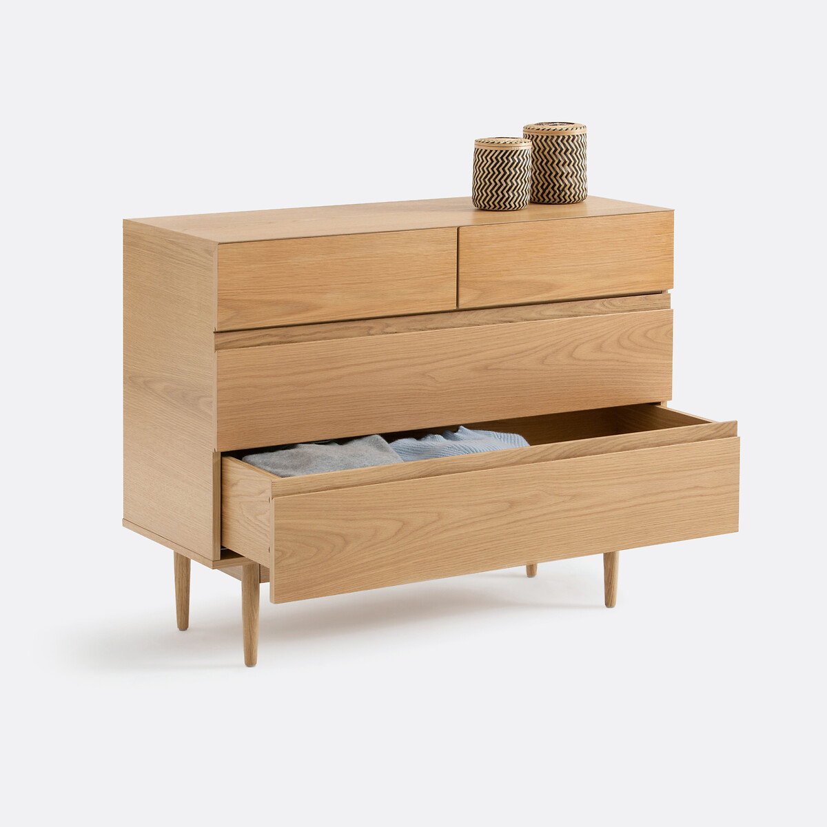 Laval Chest of 4 Drawers natural, LA REDOUTE INTERIEURS