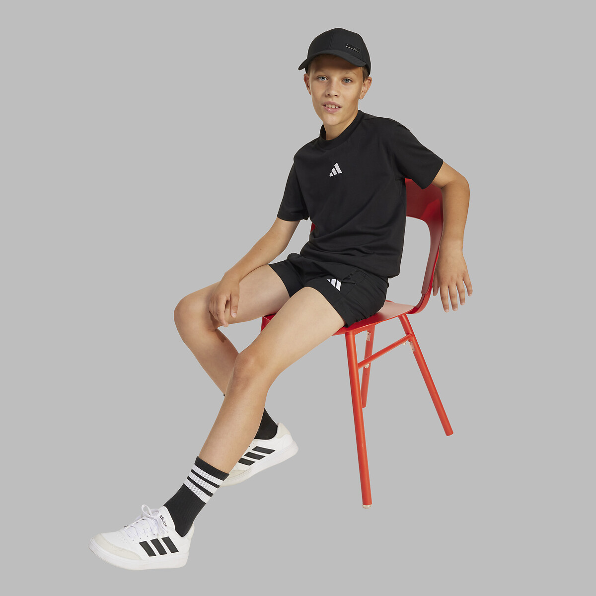 T-shirt de mangas curtas preto , ADIDAS SPORTSWEAR