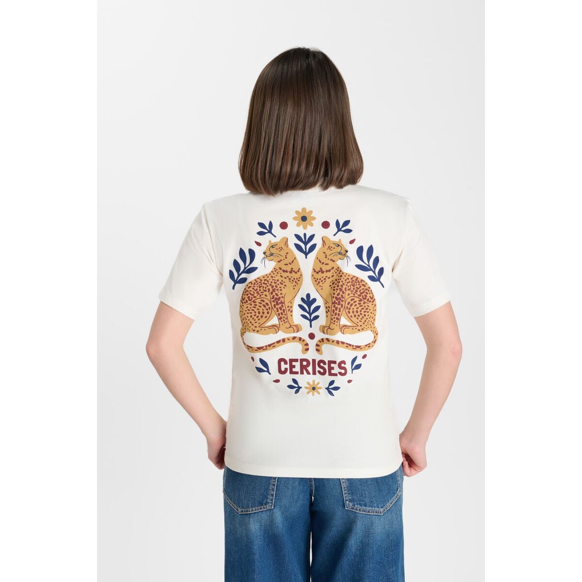 Tee-Shirt AKOGI cream, LE TEMPS DES CERISES