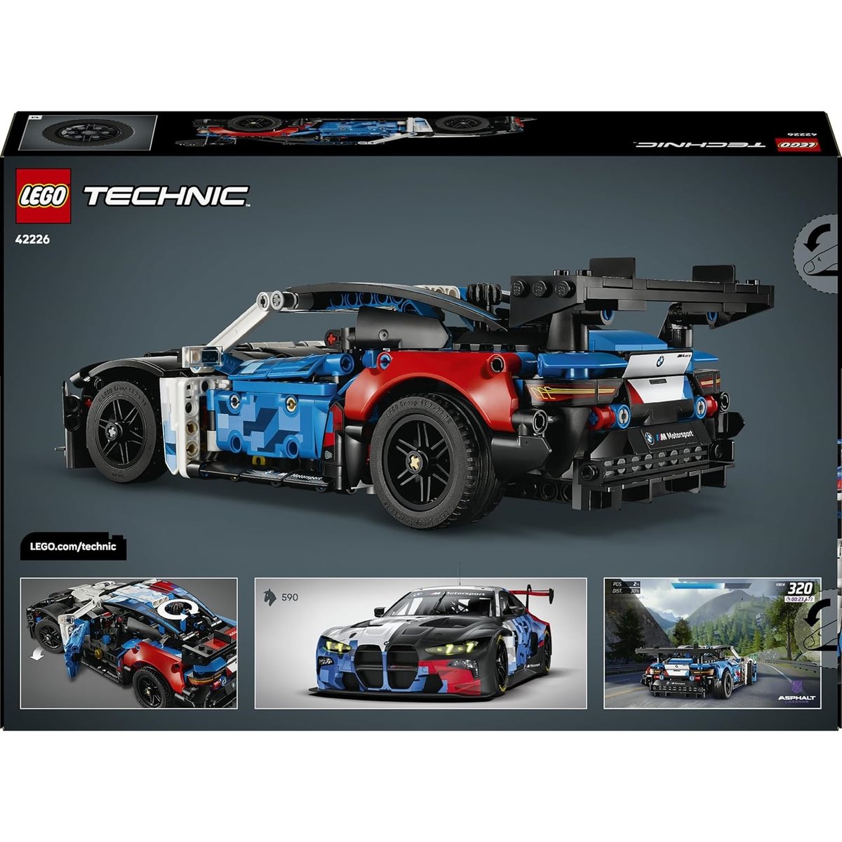 Technic Voiture de course BMW M4 GT3 EVO multicolore, LEGO