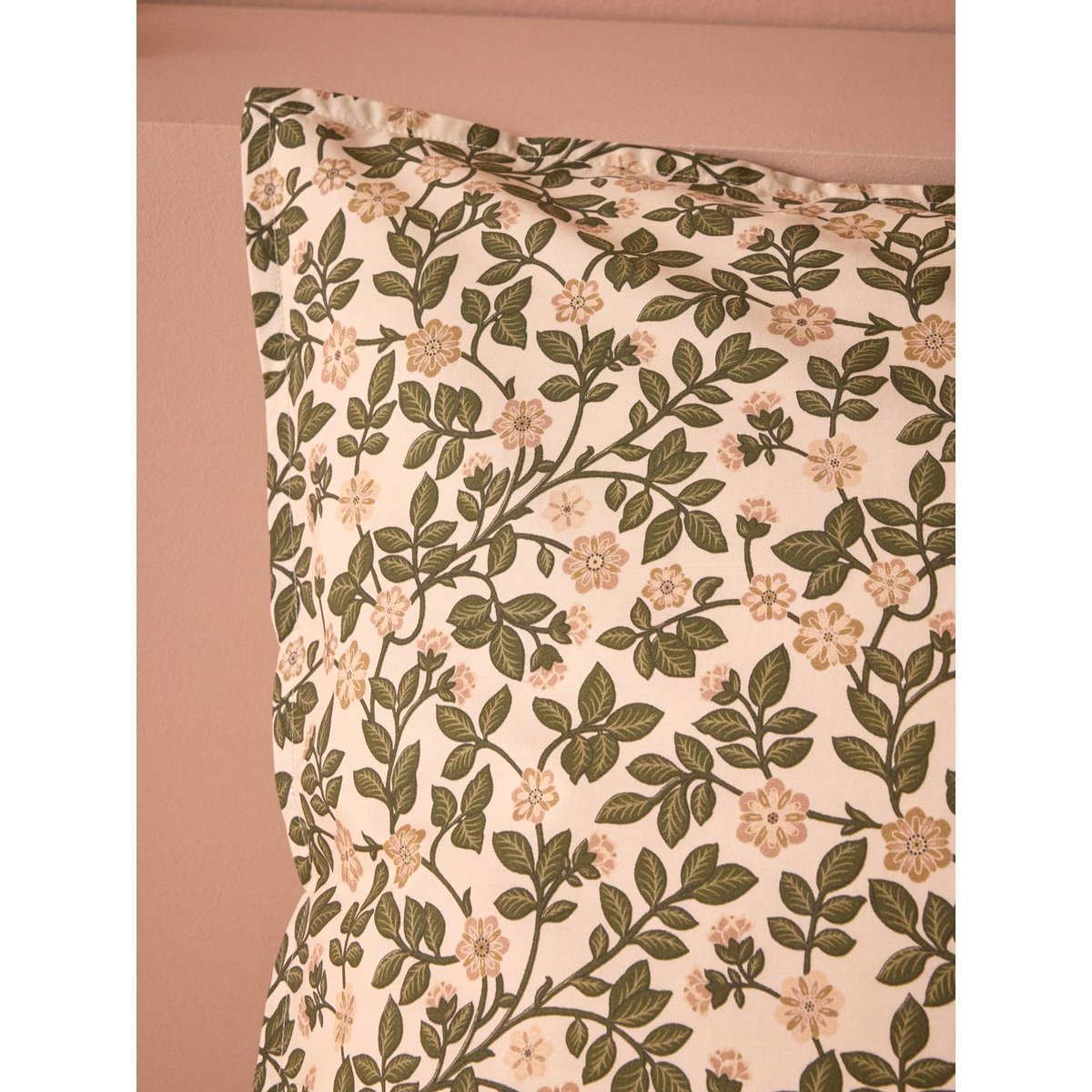 Taie d'oreiller percale de coton "MANON" jaune, CYRILLUS