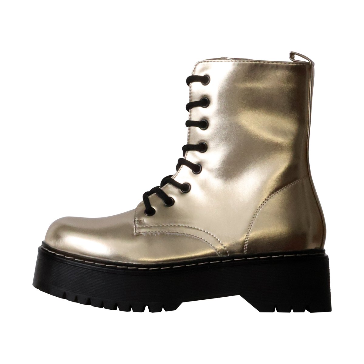 Bottines à Lacets or, ENZA NUCCI