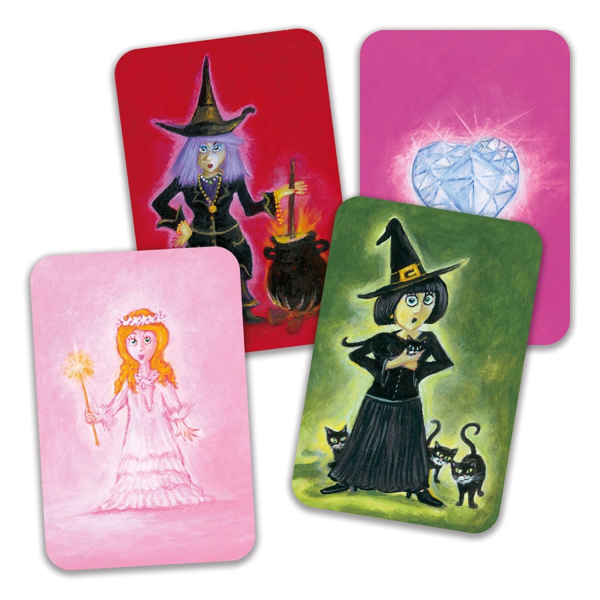 Jeu de cartes Diamoniak rose, DJECO