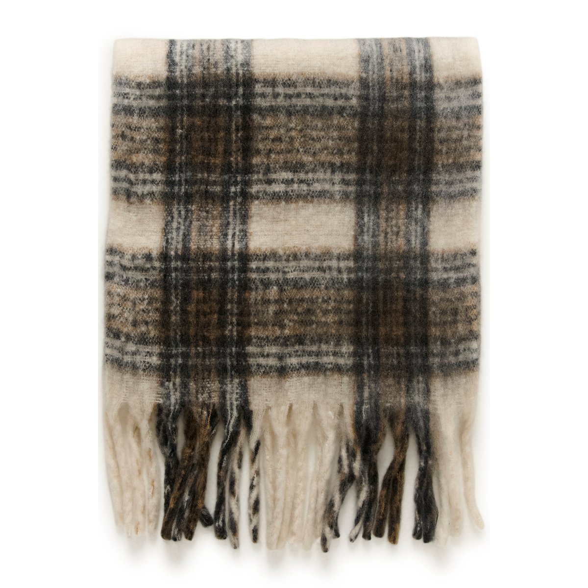 Écharpe blanc noir offwhtie/black check, KAFFE