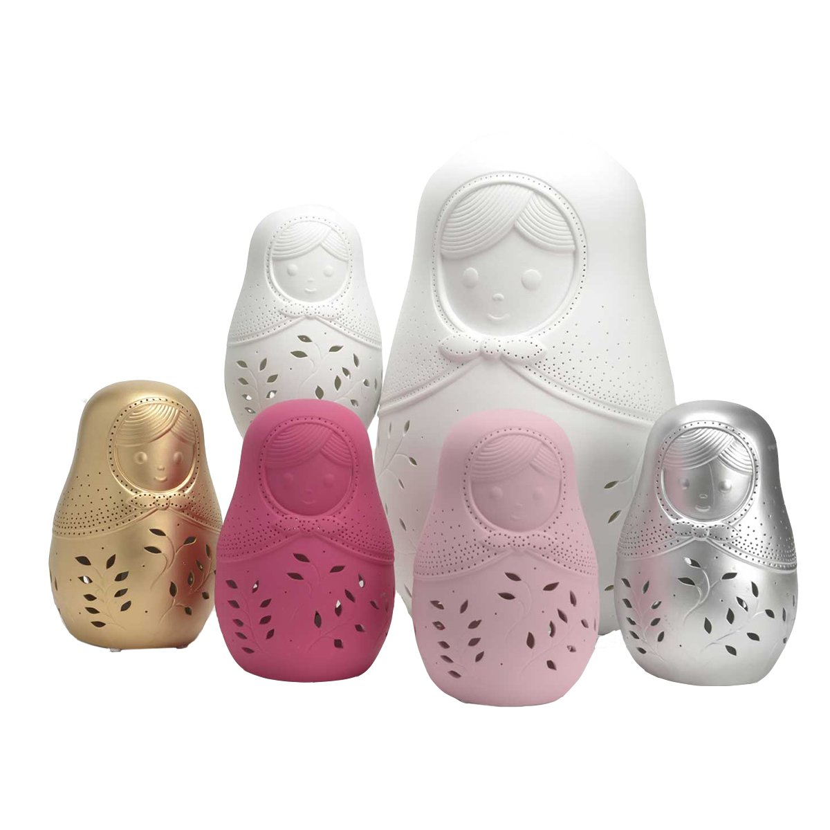 Lampe à poser Babouchka - Amadeus blanc, AMADEUS