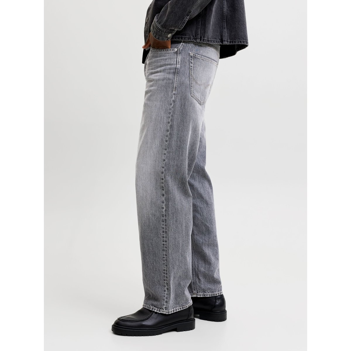 Jean Baggy Fit black denim, JACK & JONES