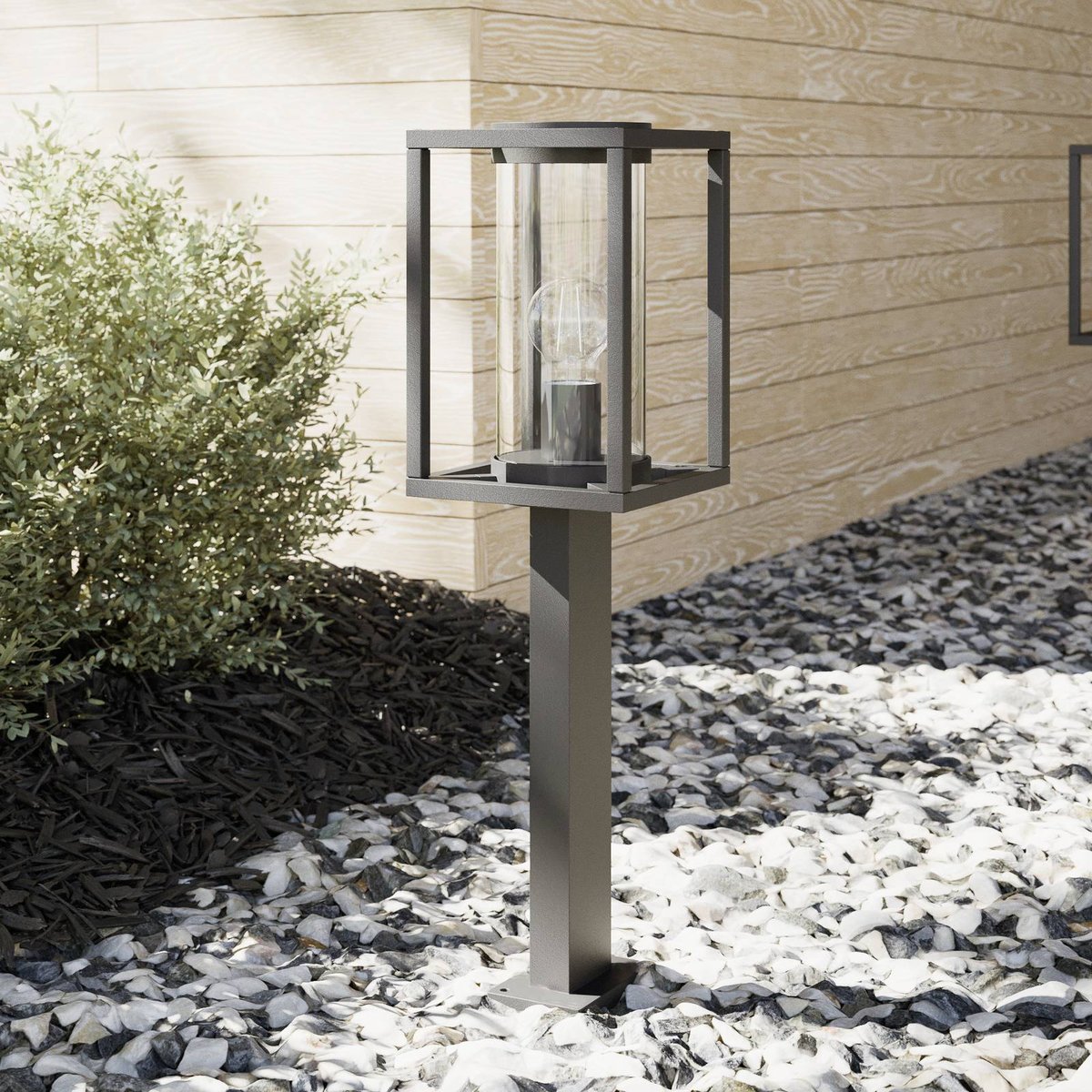 Luminaire extérieur en aluminium moderne anthracite, LUCANDE