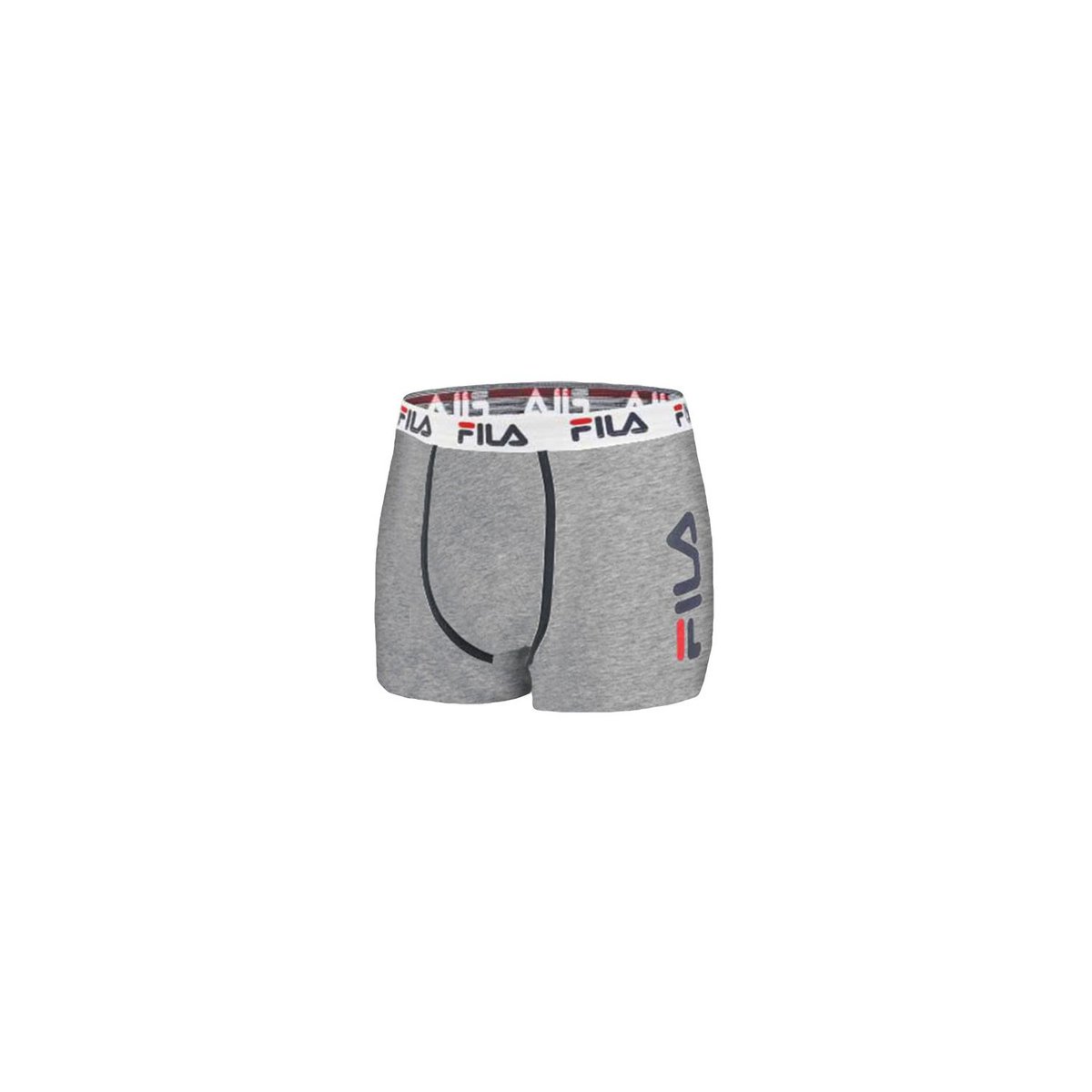 Lot De 4 Boxers Coton Uni Fu5040 noir/navy/gris/blanc, FILA
