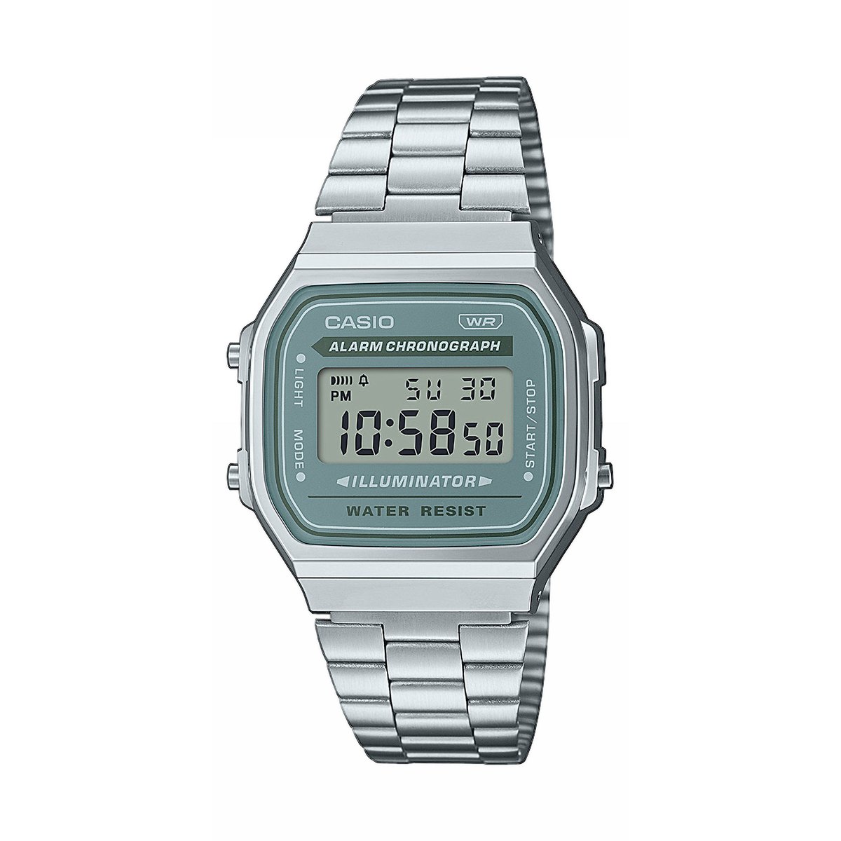 Montre Digital ILLUMINATOR argenté argenté argenté, CASIO