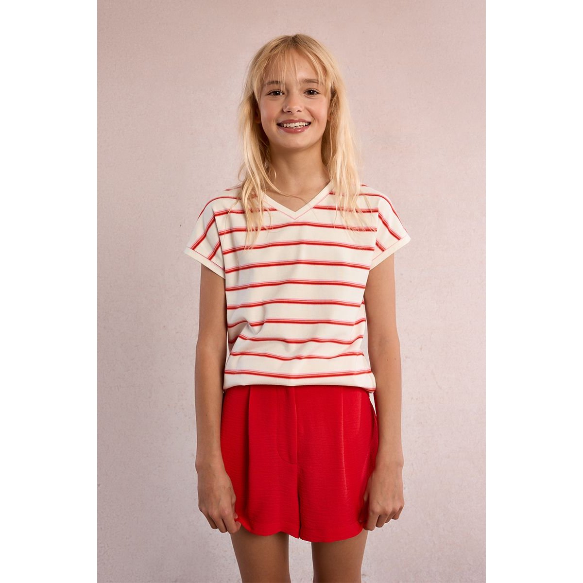 T-shirt à rayures offwhite, MOLLY BRACKEN GIRL