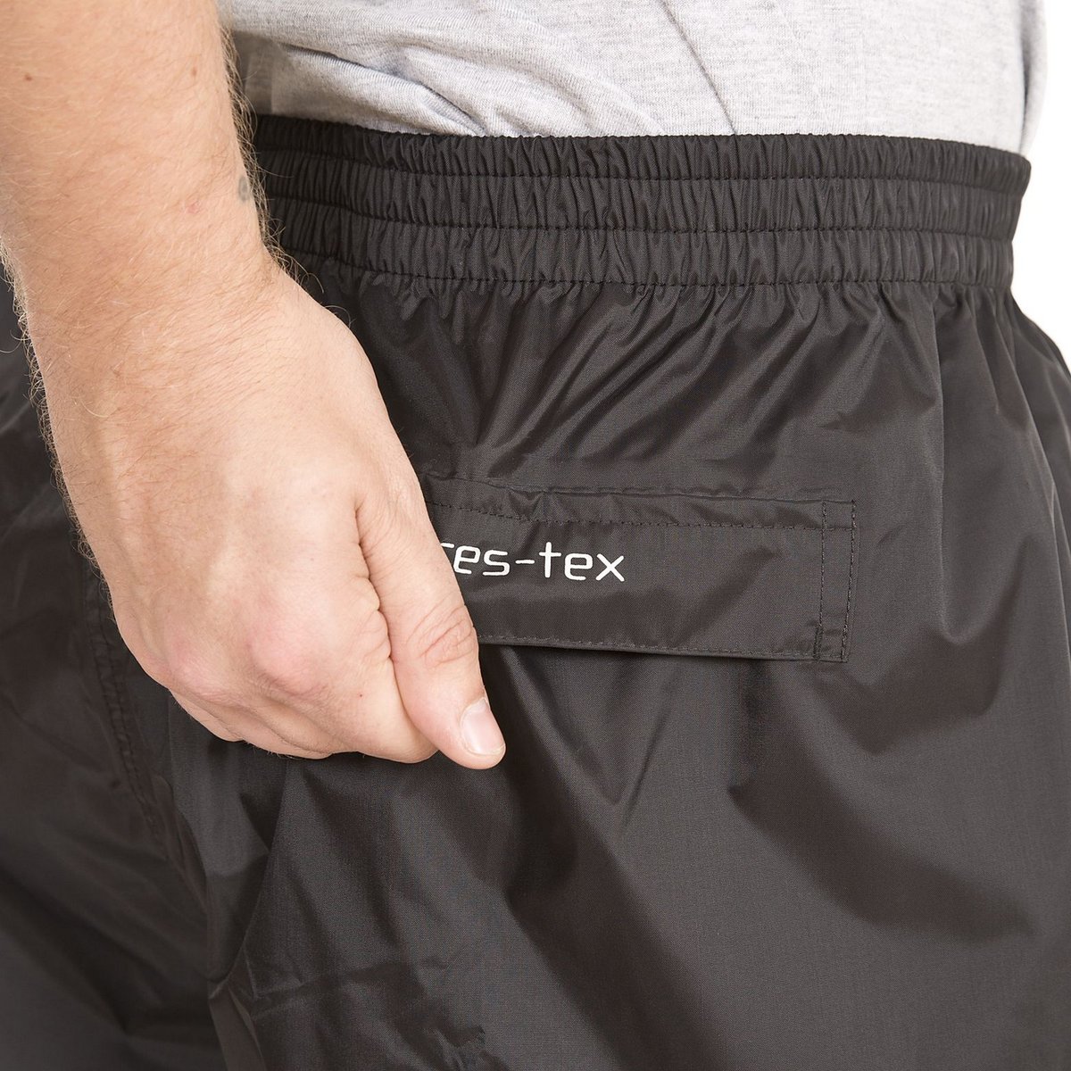 Sur-pantalon Imperméable Qikpac noir, TRESPASS