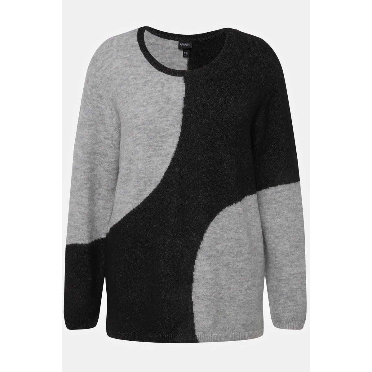 Pull à col rond et manches longues noir, ULLA POPKEN