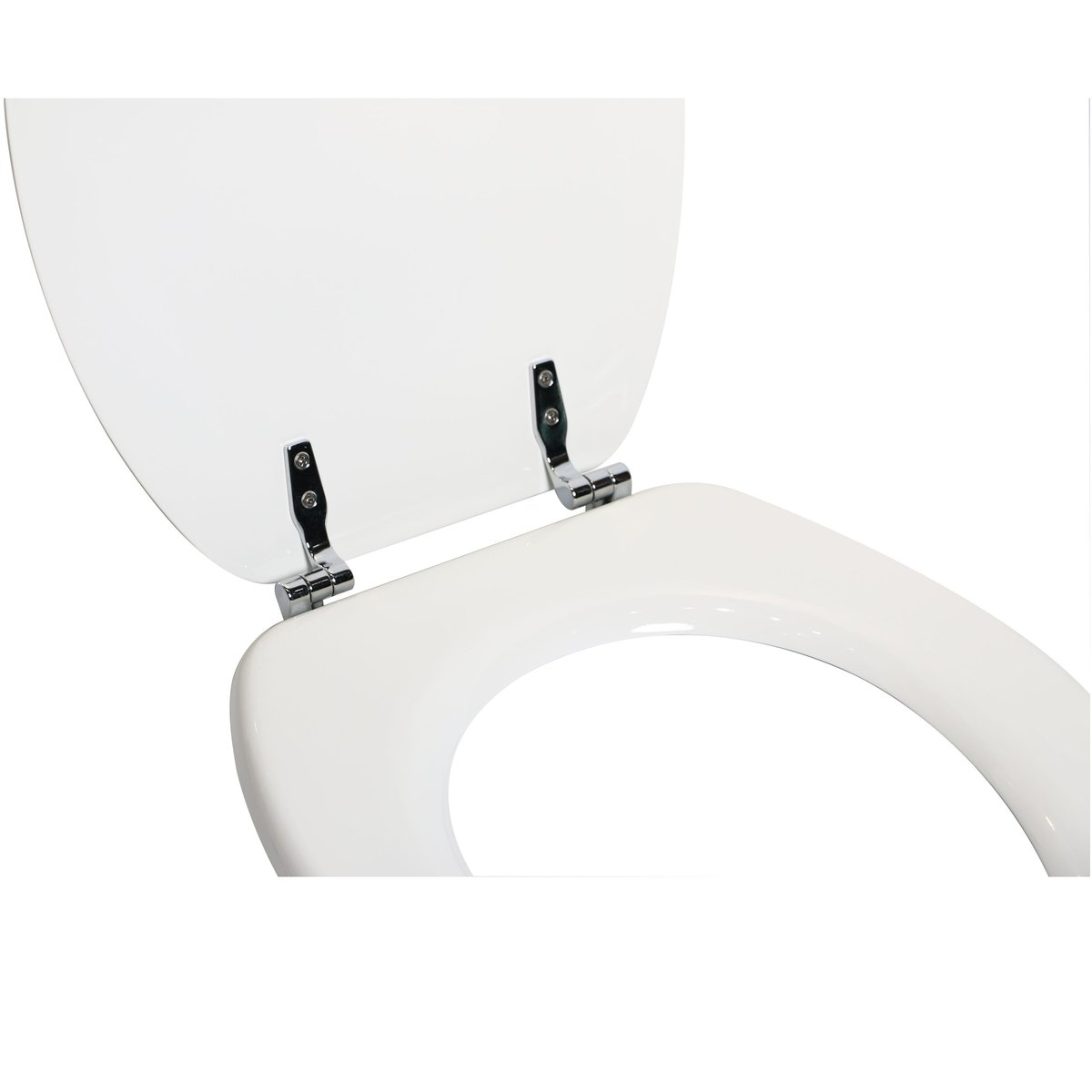 Abattant WC en bois MDF, REMIX blanc-blanc n°0, SENSEA