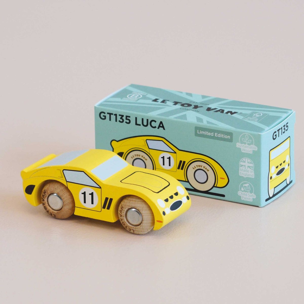 Voiture Luca No 24 jaune, LE TOY VAN