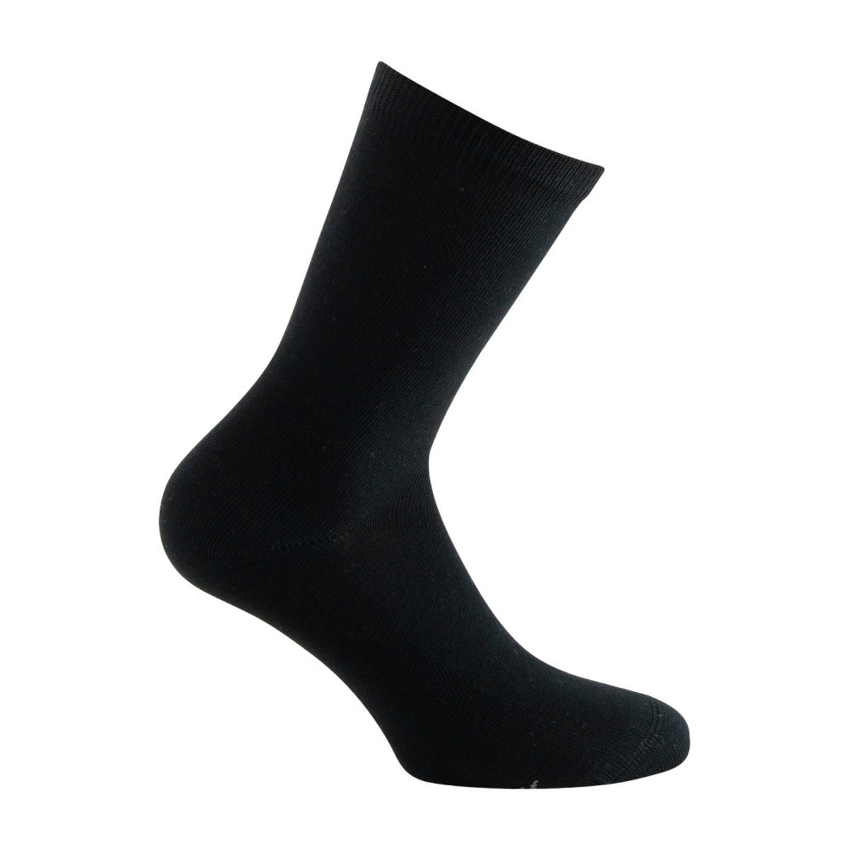 Pack de 4 Mi-chaussette Femme Jersey Unies Coton gris, KINDY