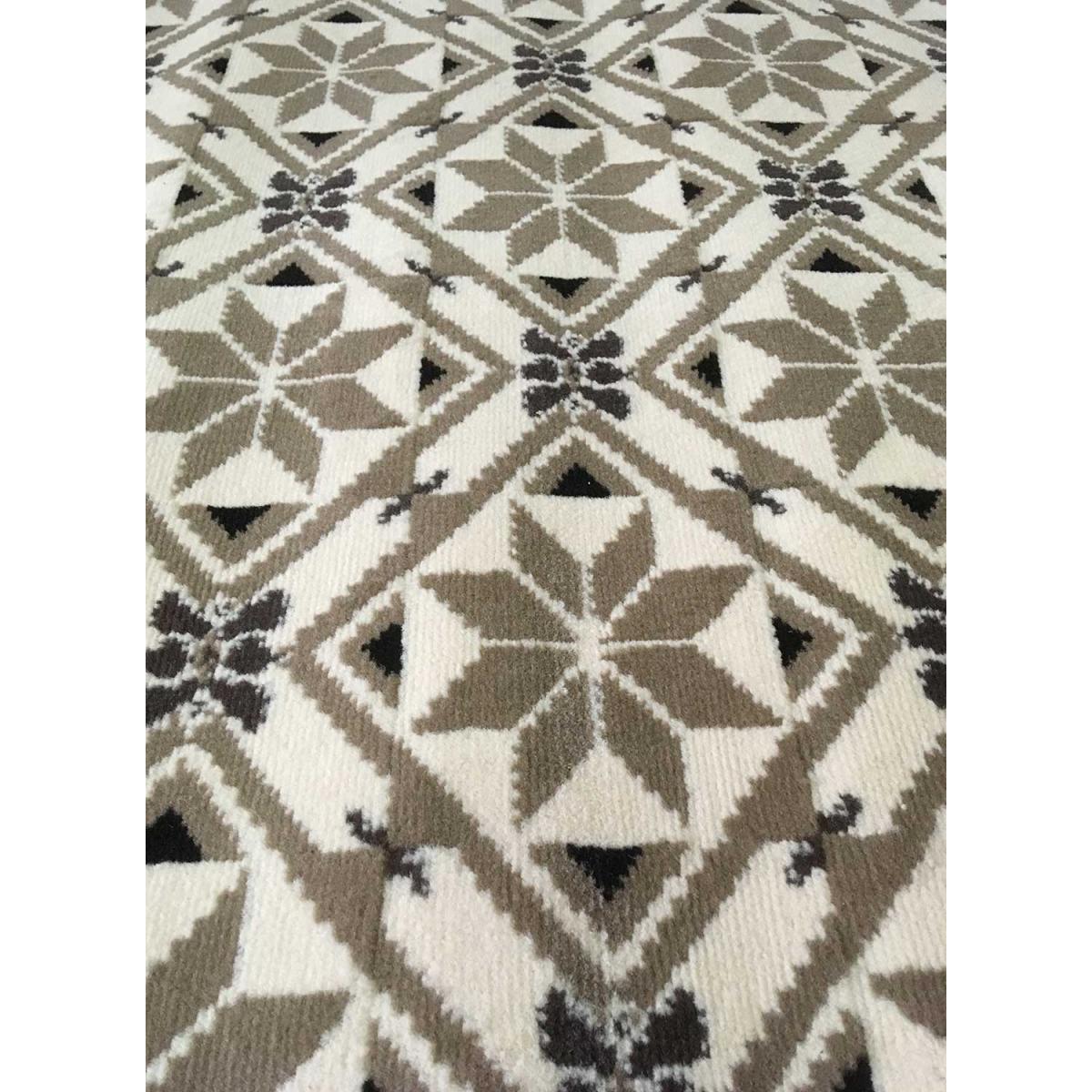 Tapis chambre tissé LYN49 CARODE ivoire, UN AMOUR DE TAPIS
