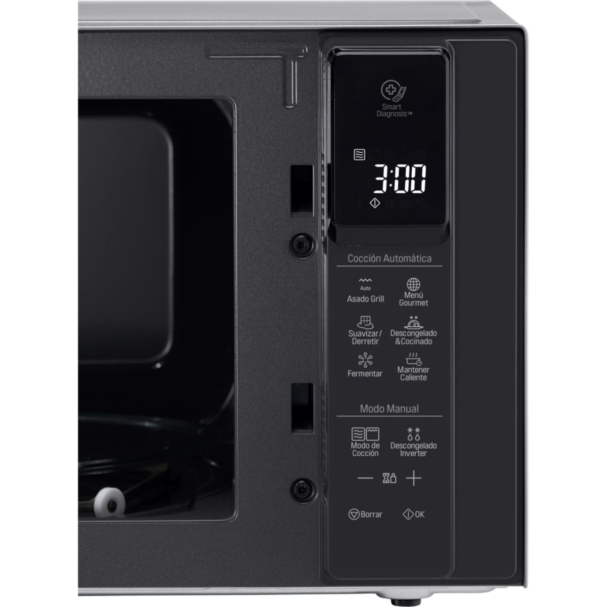 Micro ondes grill MH7295CIR inox / miroir, LG