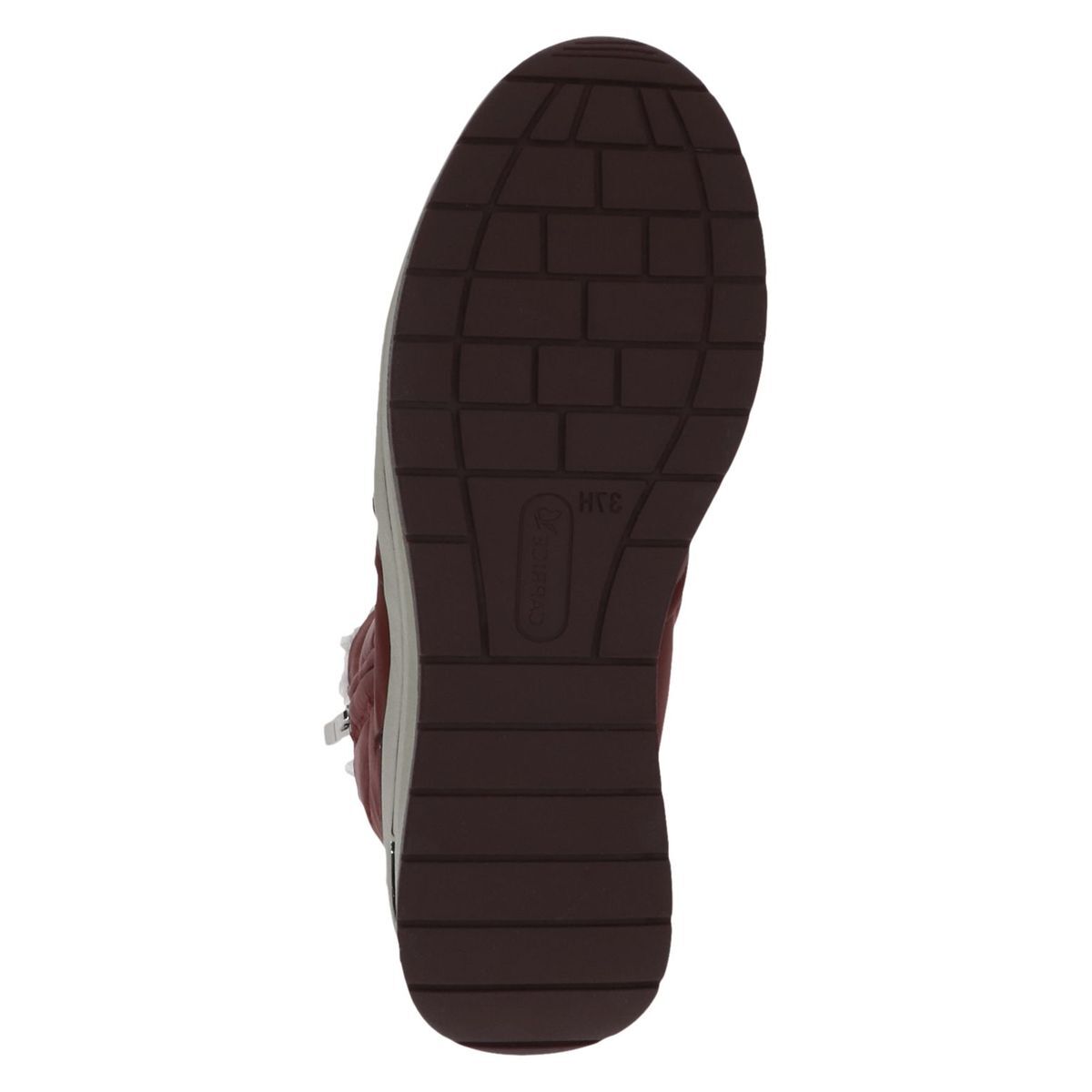 Bottine en cuir violet violet raisin, CAPRICE