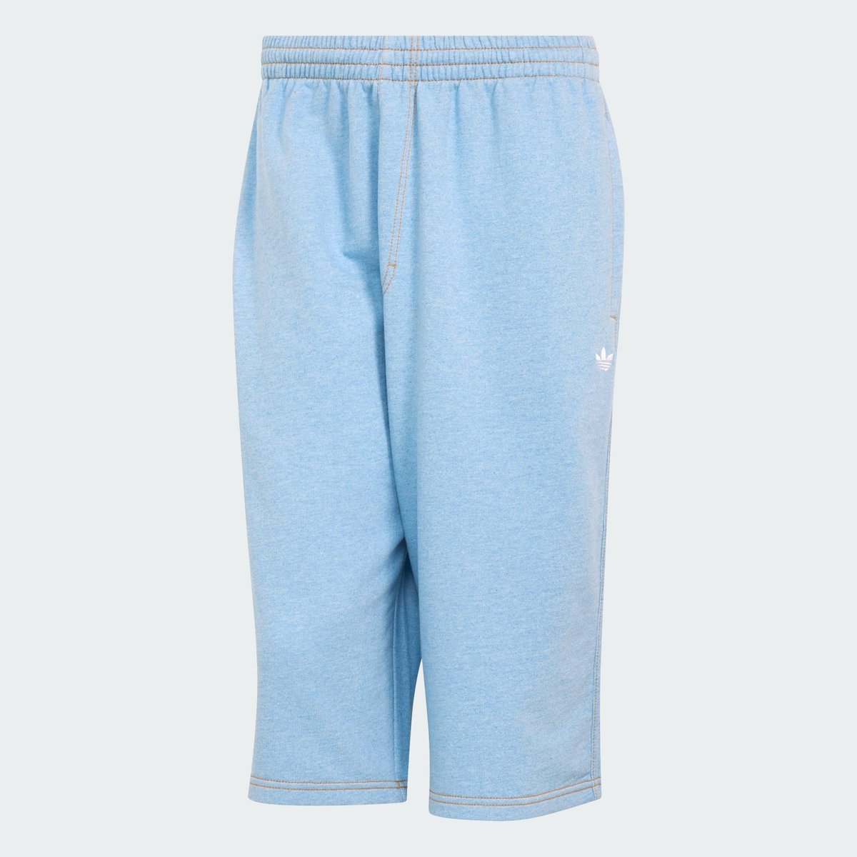 Short French Terry Chiné Trèfle Essentials 35,6 Cm Short French Terry Chiné Trèfle Essentials 35,6 Cm light blue mel, adidas Originals