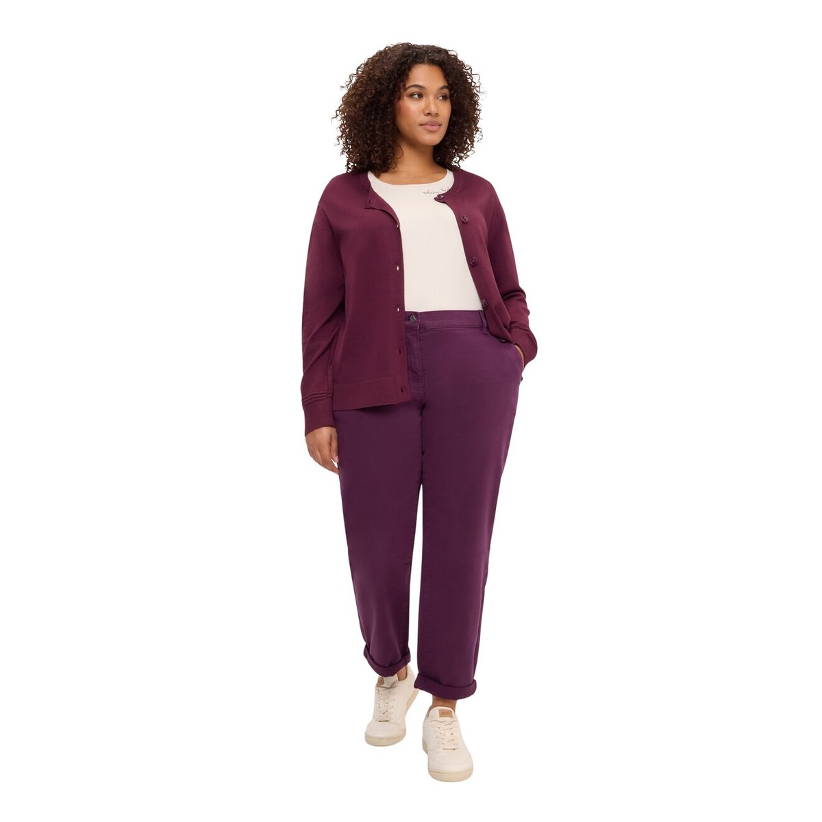 Pantalon chino violet, FIORELLA RUBINO