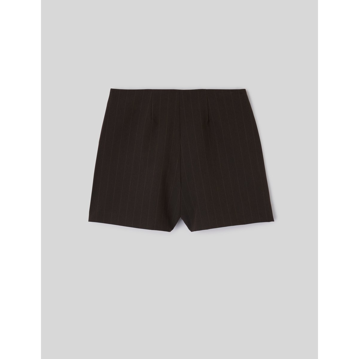 Jupe short rayée marron foncée, BZB